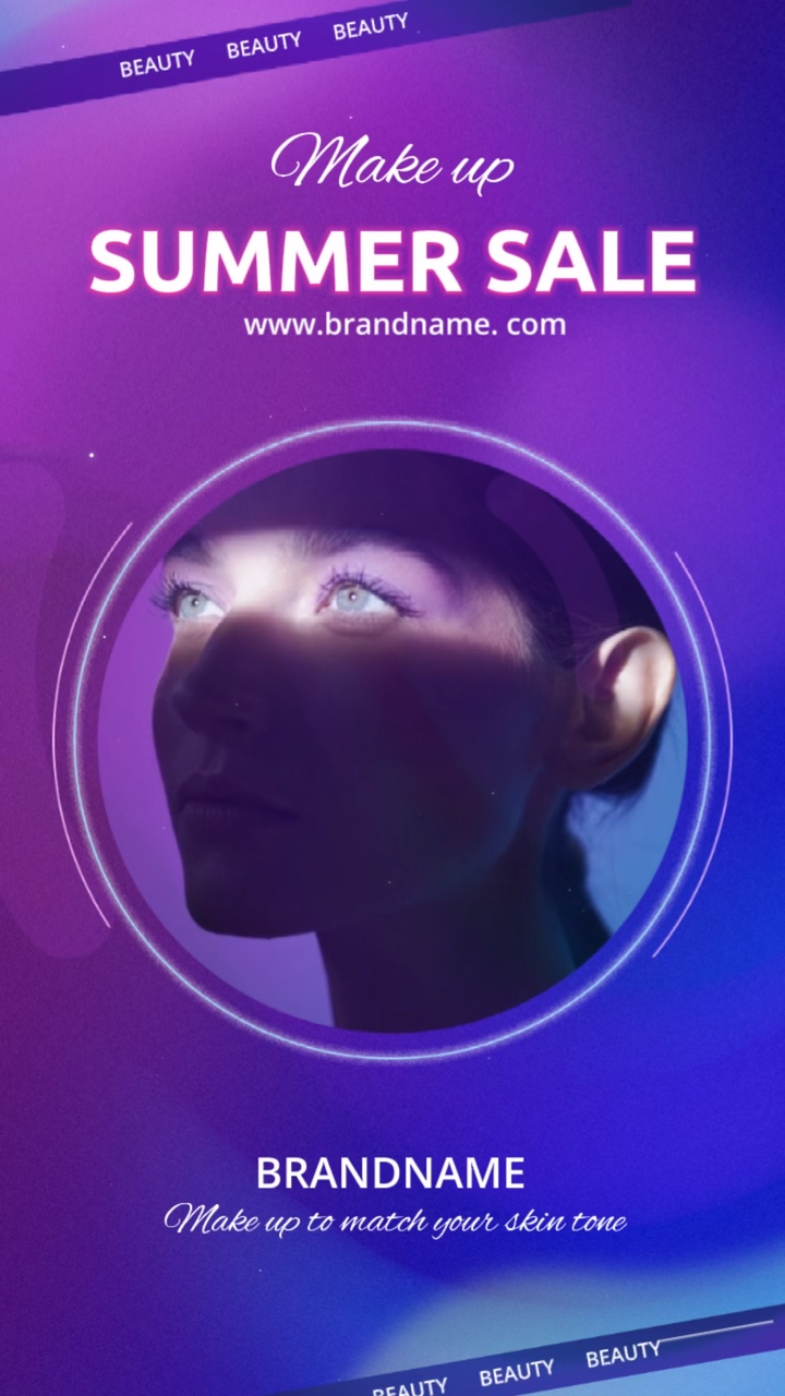 Exhibición De Productos De Maquillaje