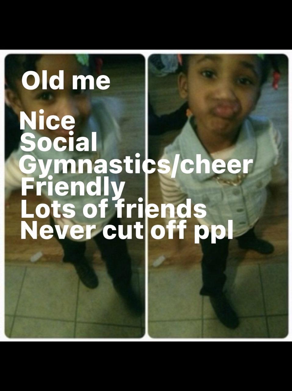Old me / new me