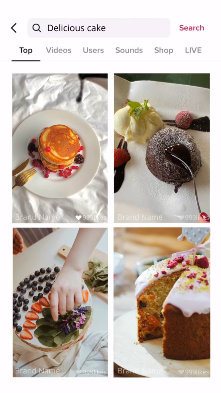 Dessert display
