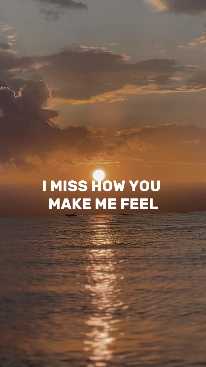 Tu me manques...