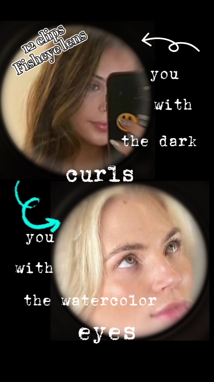 Dark curls
