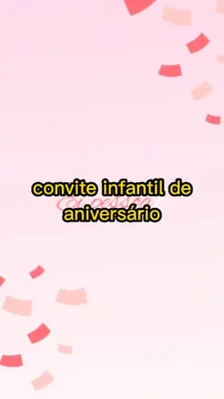 Convite infantil 