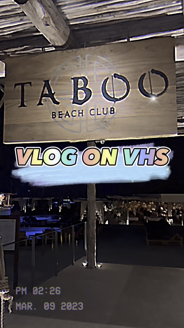 VHS ritmo editar vlog