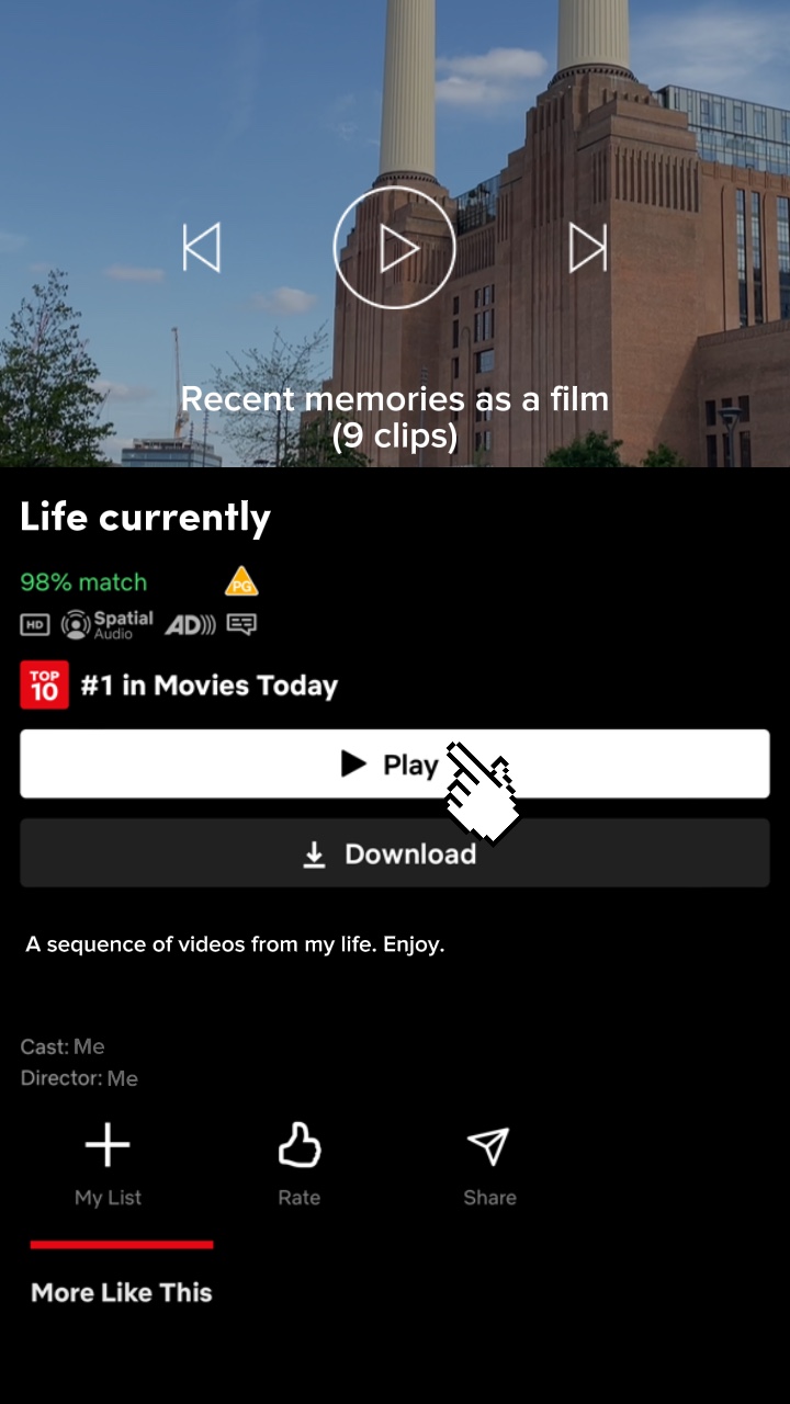 La vida como película 🎬