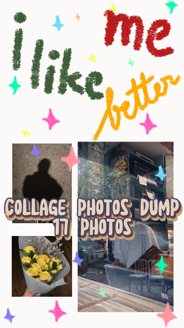 Collage de volcado de fotos