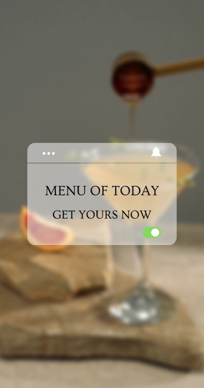 Minimalist Food Display