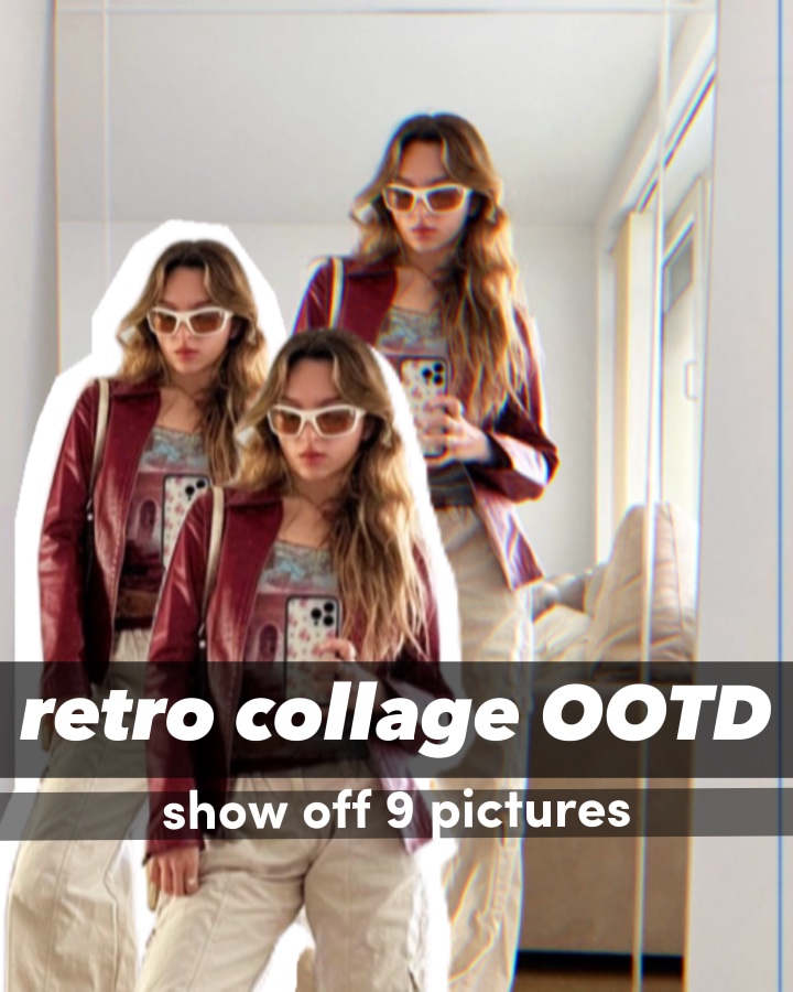 Collage retro OOTD