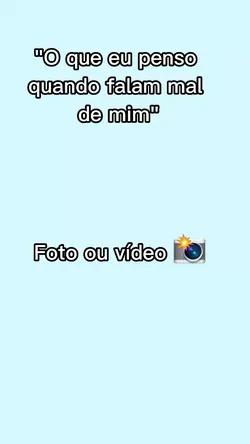 O que eu penso....