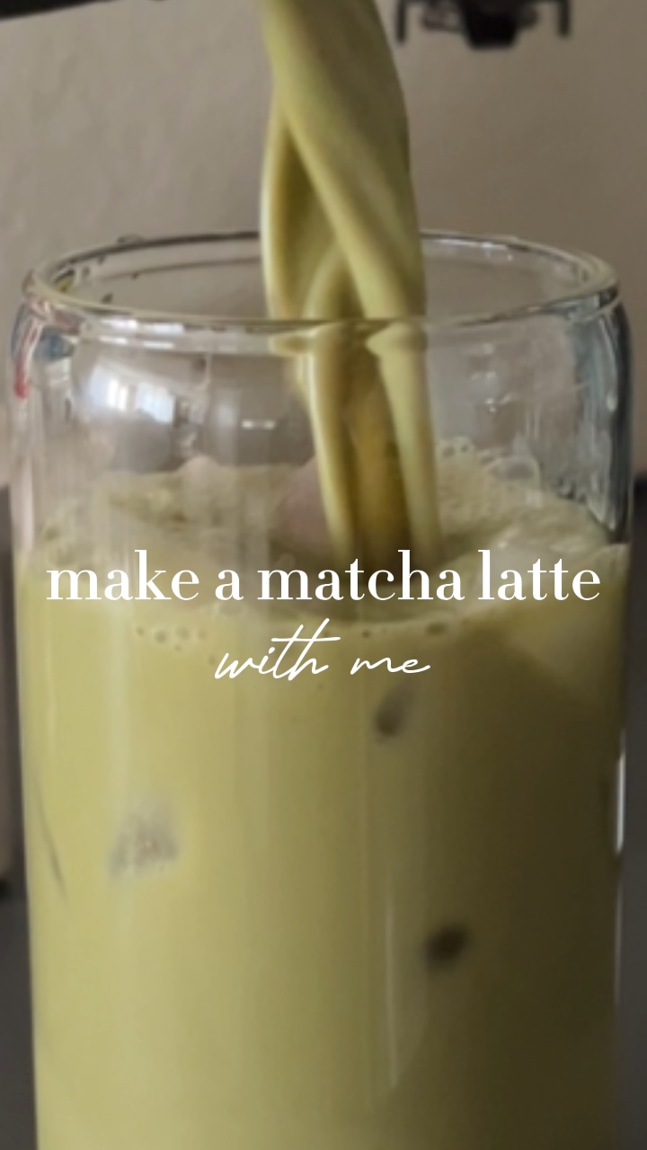membuat matcha dengan saya