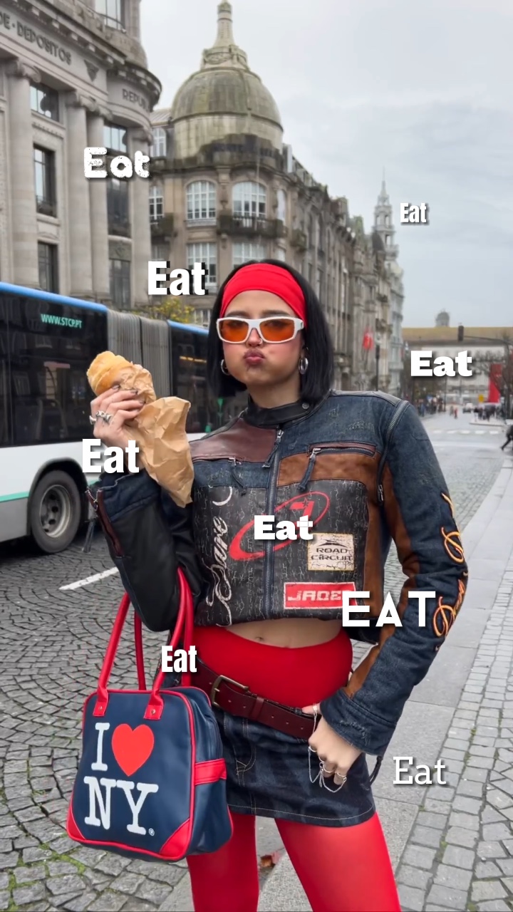 Eu gosto de comer comer 