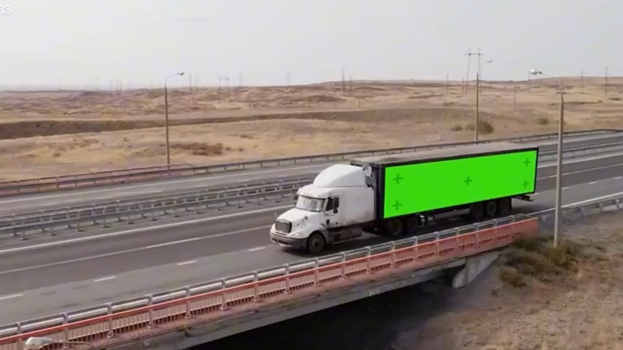 Van à écran vert