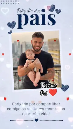 Feliz dia dos pais 