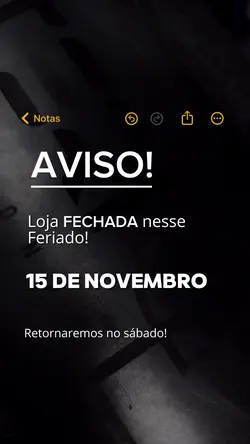 Aviso feriado