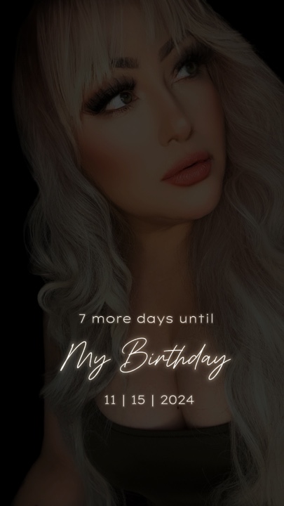 ♍︎Birthday Countdown