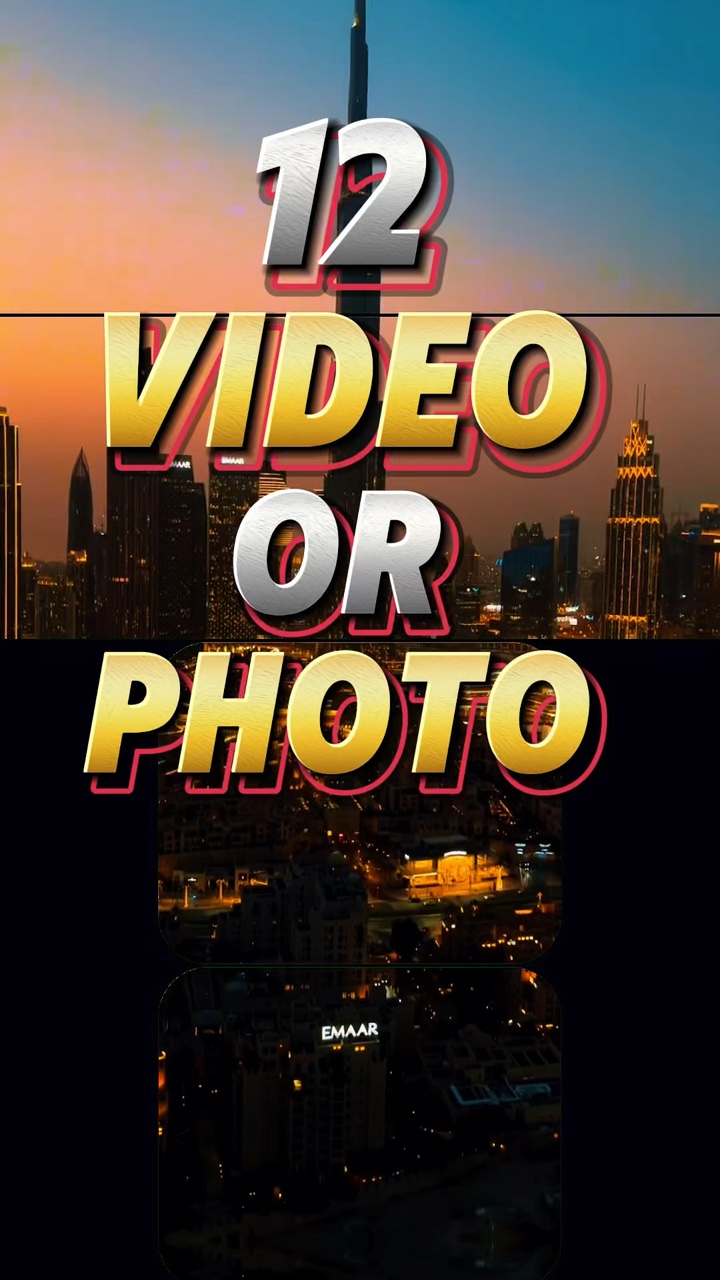 12 video atau foto 