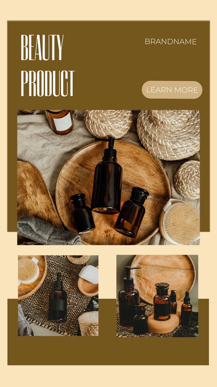 Minimalistische Beauty Industry Skincare Guide Vorlage für TikTok