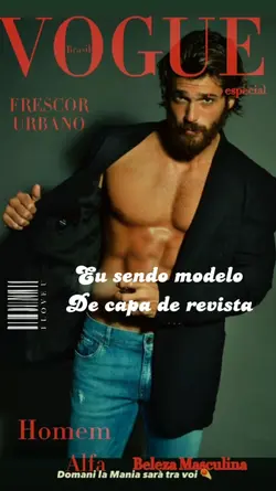 Eu sendo modelo de