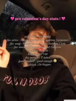 Pre valentine stats