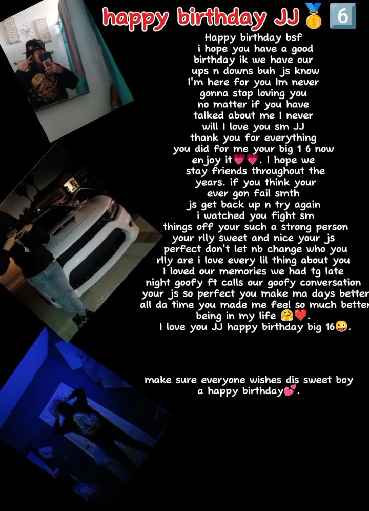 Feliz aniversário bsfff