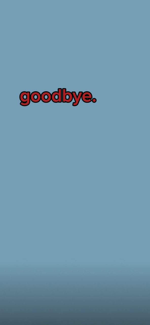 Adiós. 