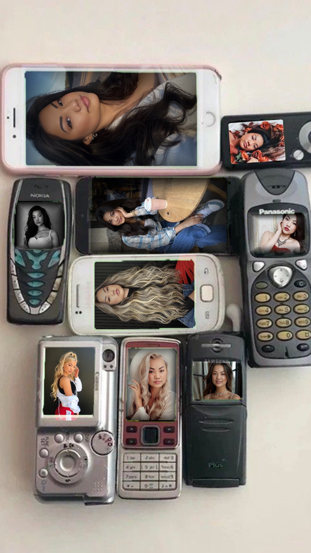 Ancien collage de téléphone 🔥