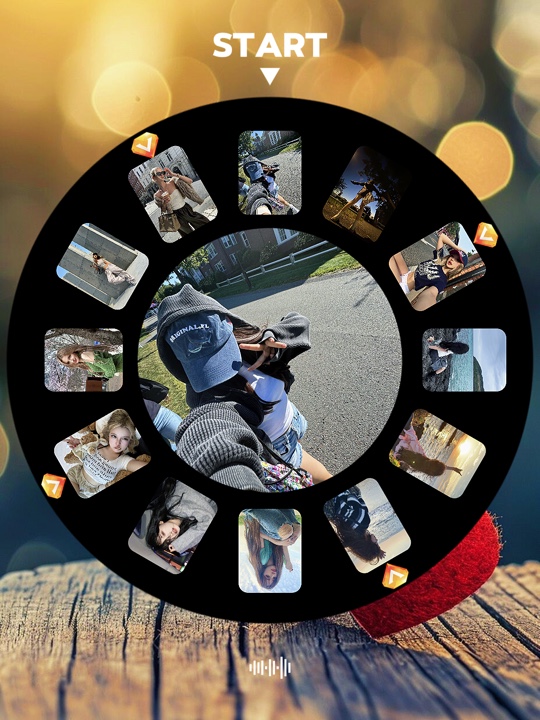 Rotating photo
