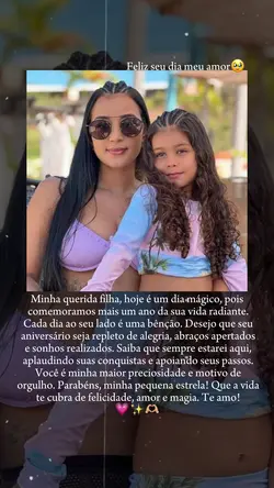 aniversário filha