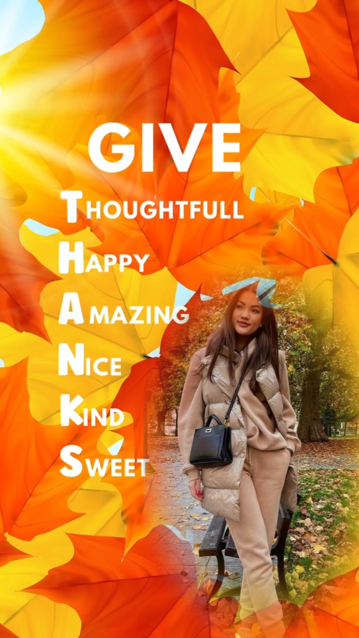 Geben Sie Danke ☺️ Bild 🍂🦃
