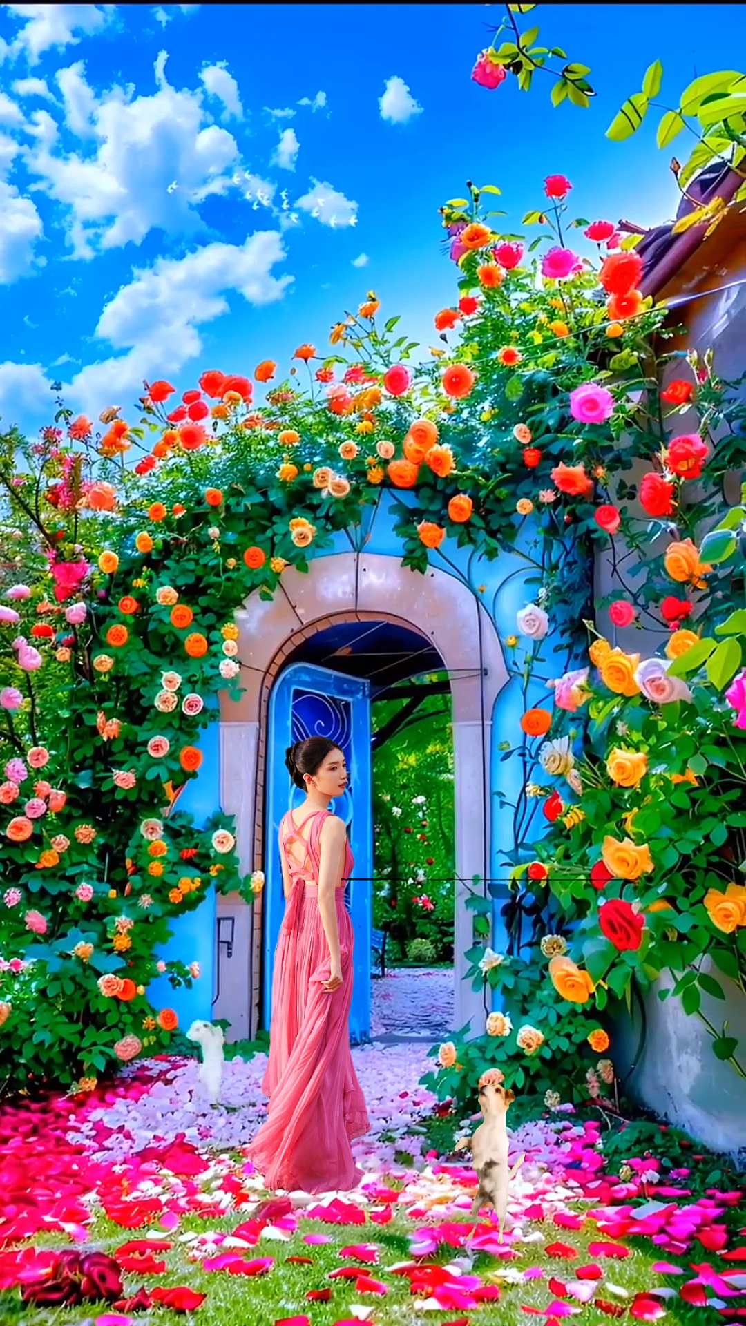 Amid the flowers