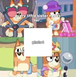 I LOVE BLUEY AND 