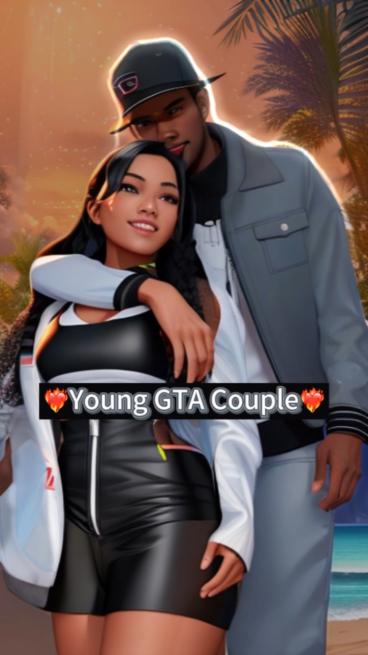 Joven pareja de GTA IA 