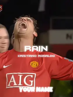 Ronaldo Rain Edit