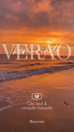Bem-vindo, verão! 🎯