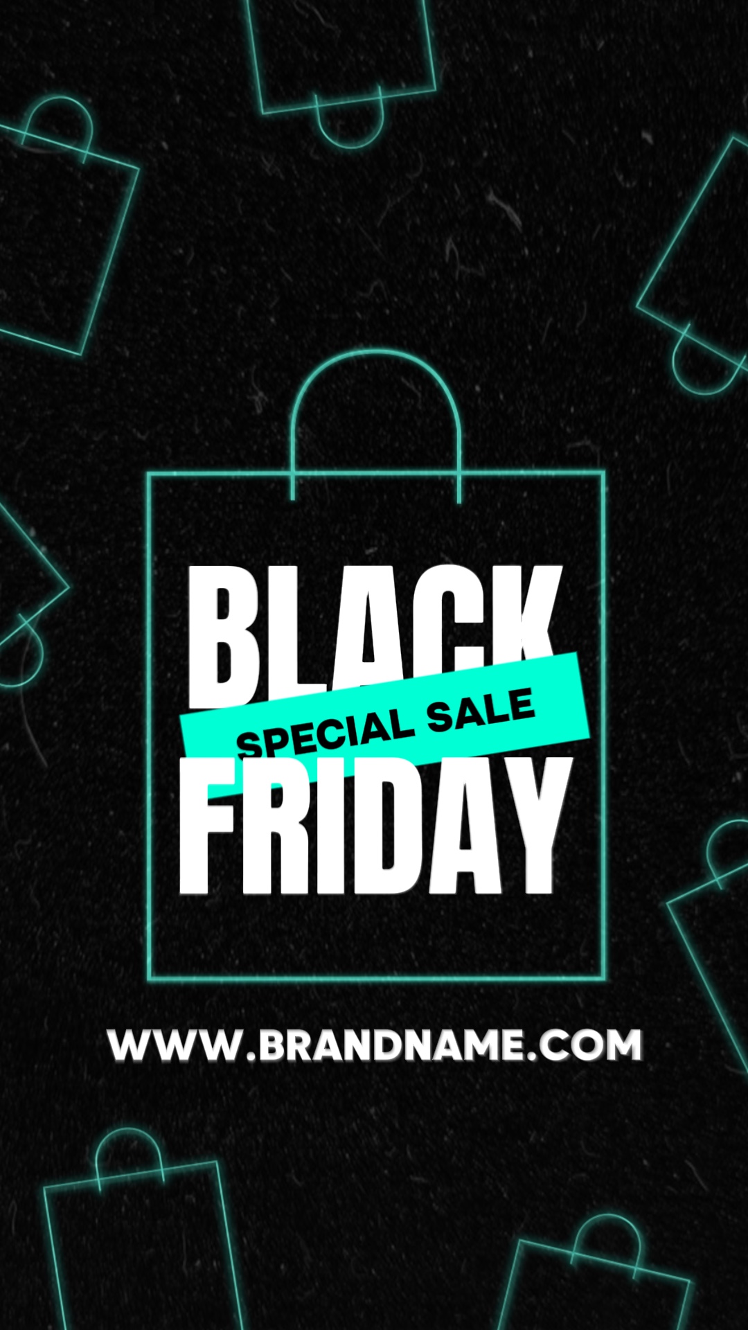 Black Friday Activity Promotion Black color Dynamic Posters Cool Style 