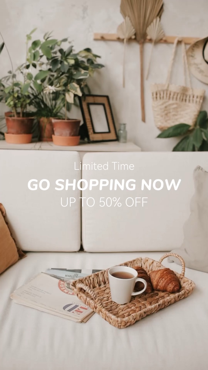 Furniture decoration display video template