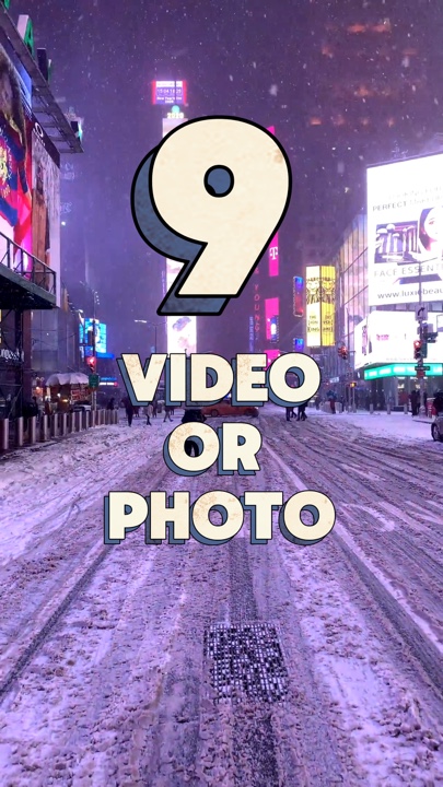 9 video o foto 