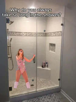 me in the shower