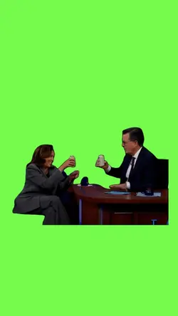 cheers kamala harris