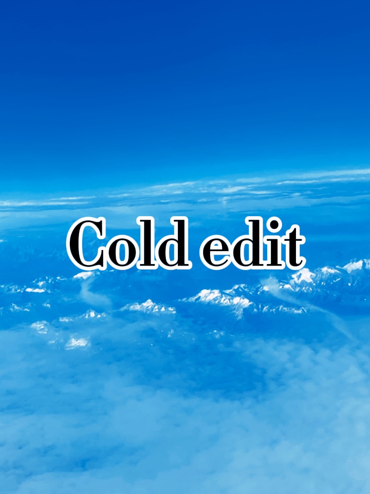 Malamig na pag-edit