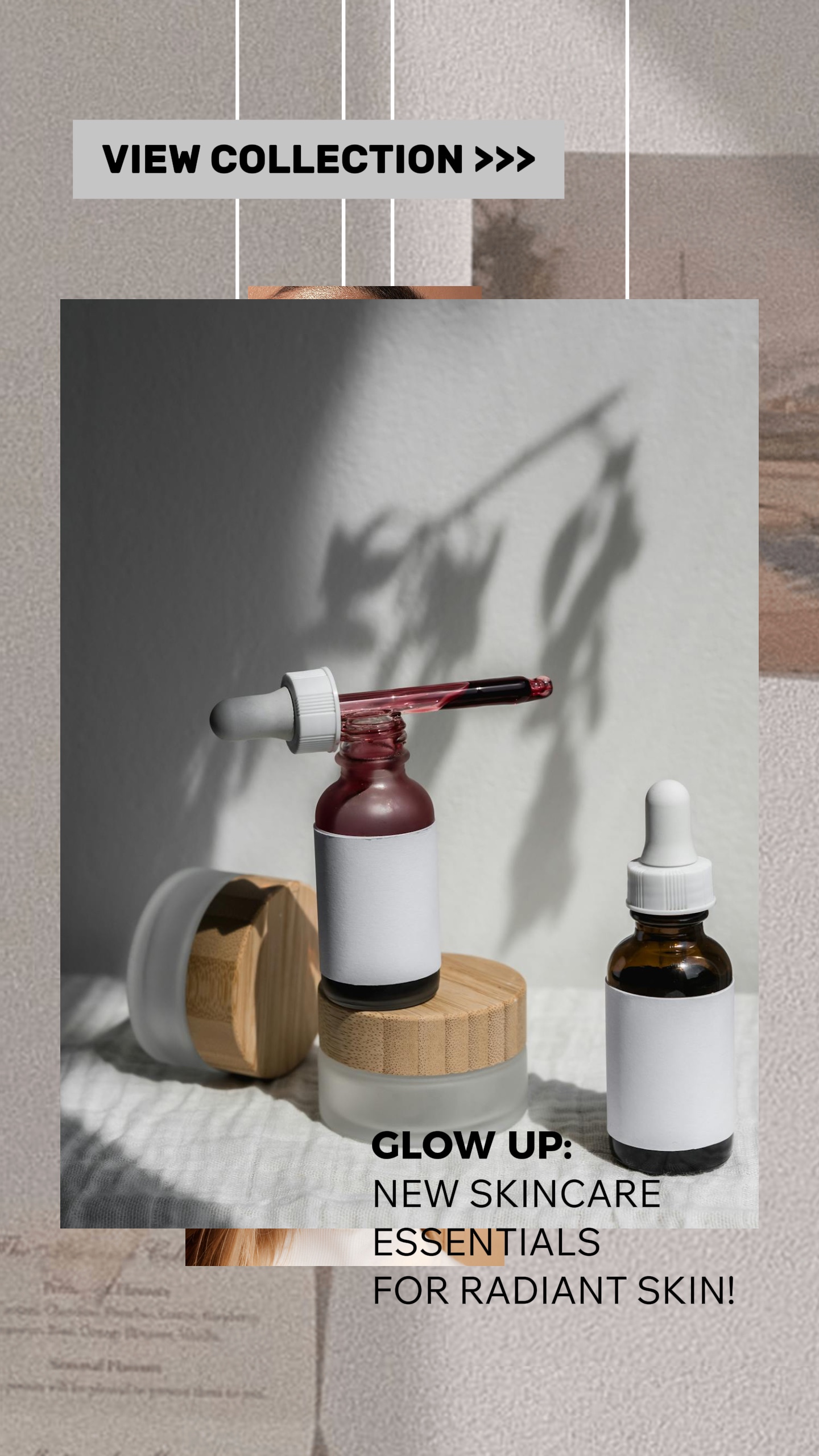 Skincare and Cosmetics ads template