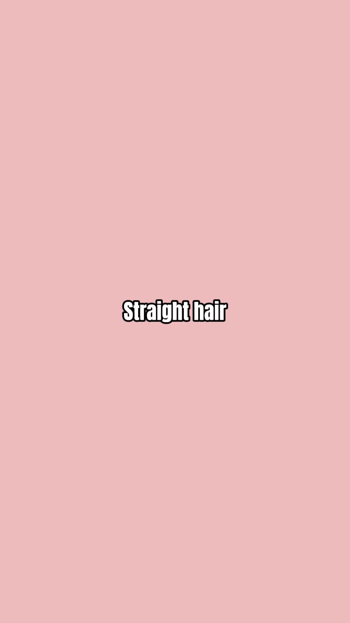 Straight vs curls