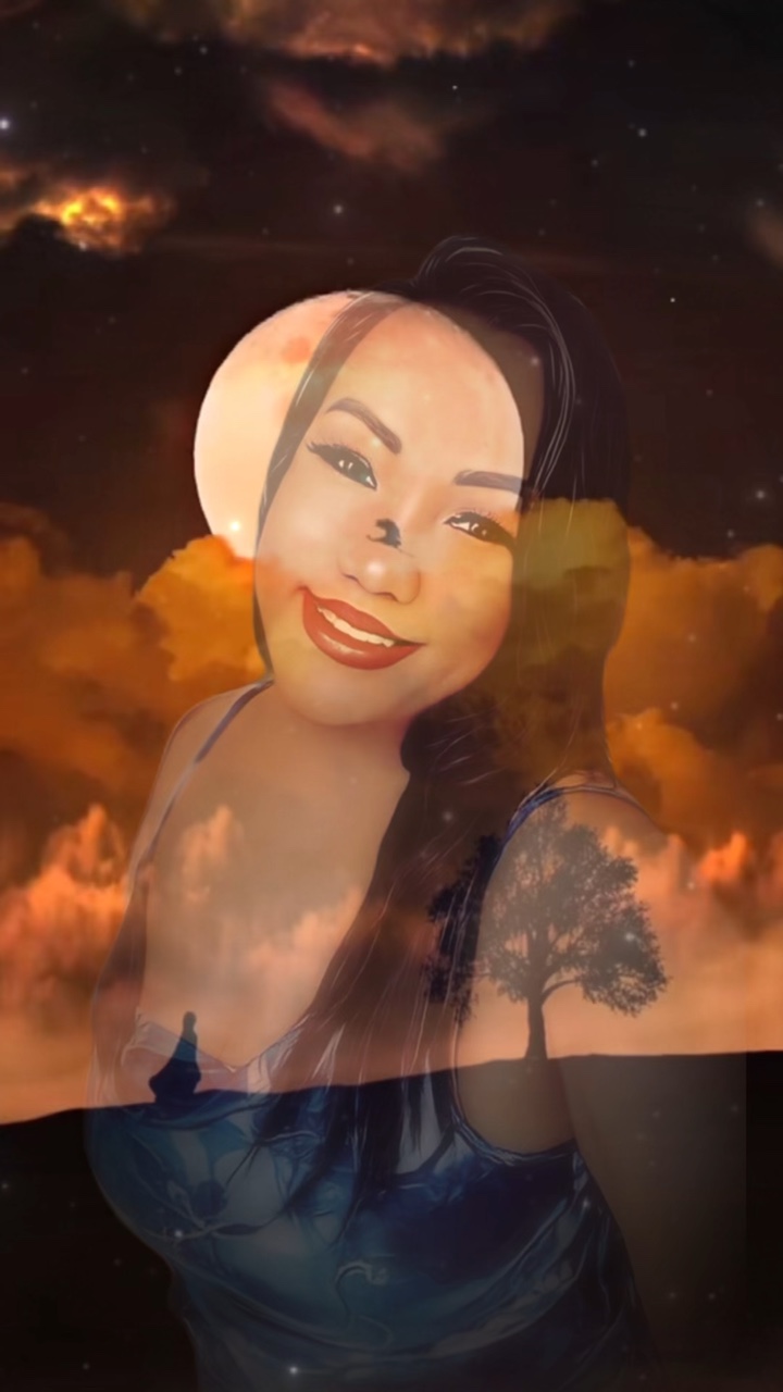 Selfie de luna nueva 🌝 🔥🔥