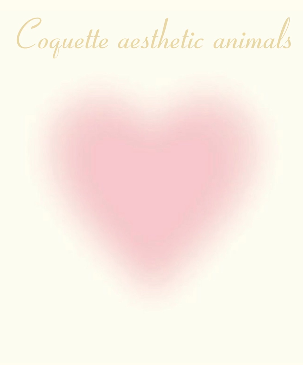 Animaux coquettes 