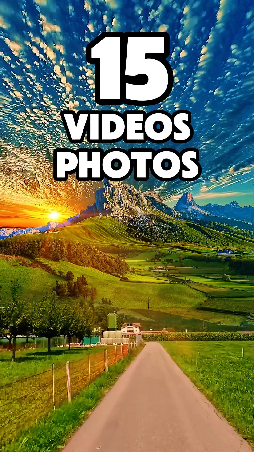 15 vidéos ou photos 