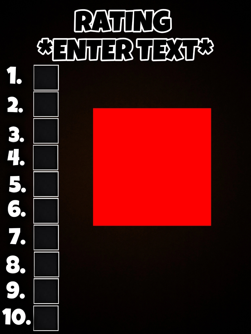 Rating Template