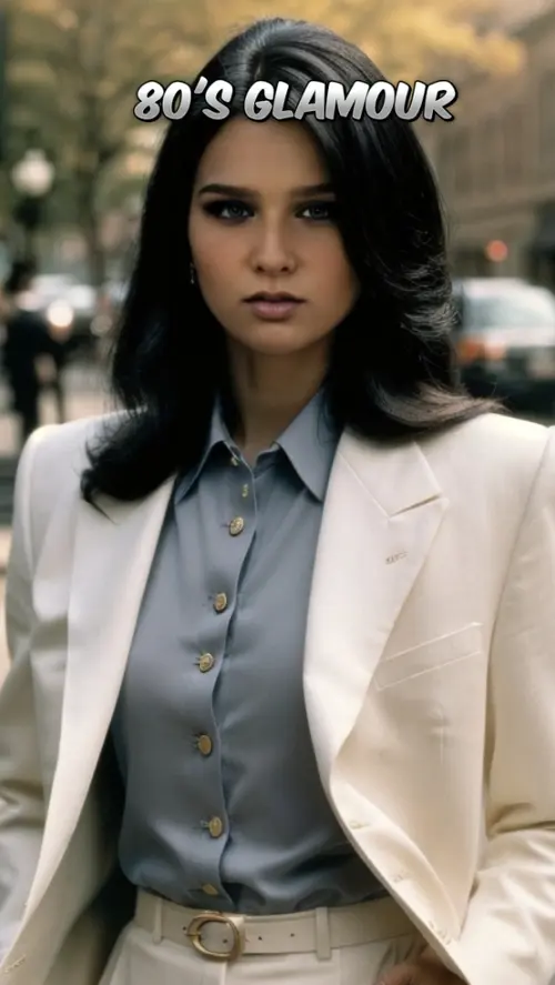Glamour-Look der 80er Jahre