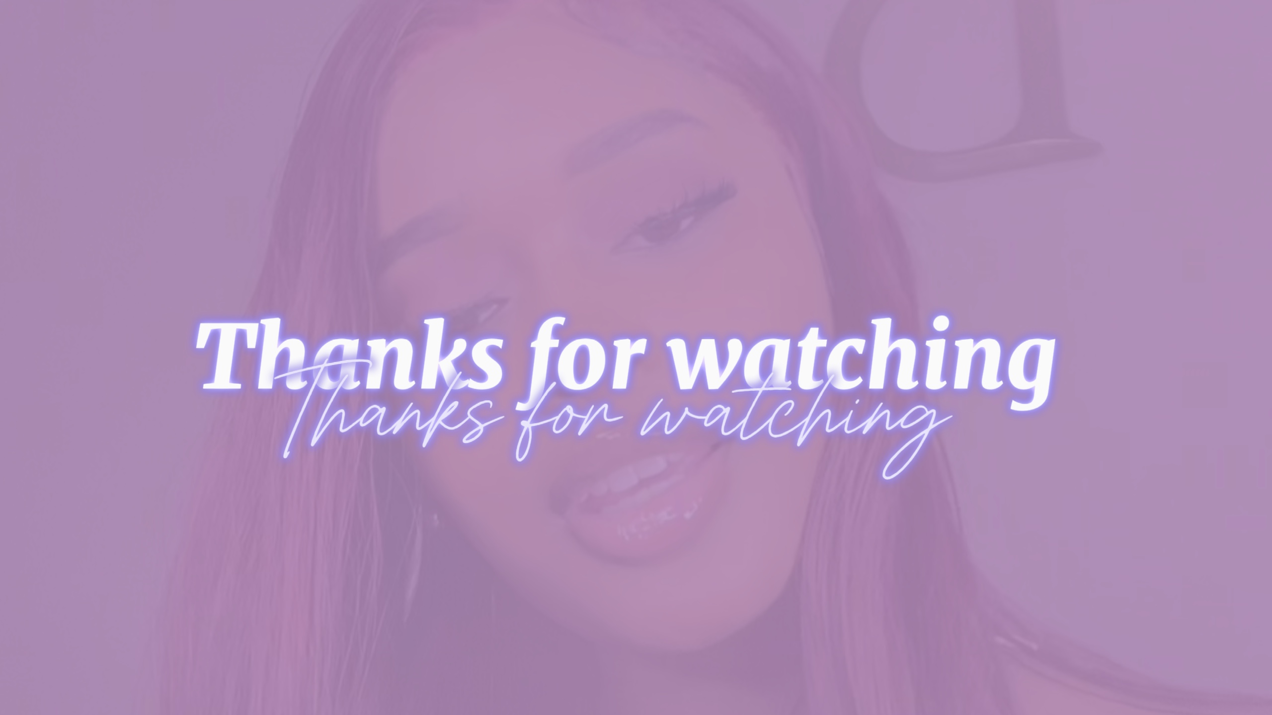 YouTube outro