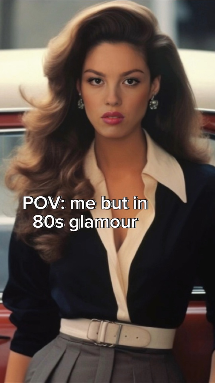 Pov: glamour de los 80