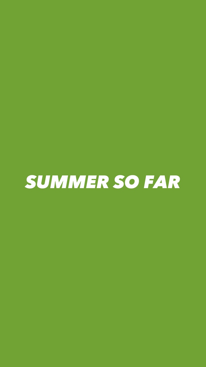 Sommer bis jetzt