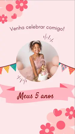 convite aniversário